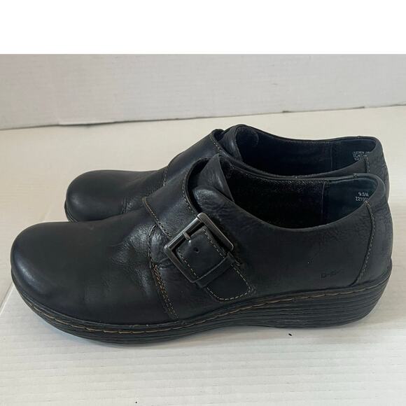 BOC Born Concept Black Leather Buckle Loafer Women's Size 9.5 - Picture 7 of 8